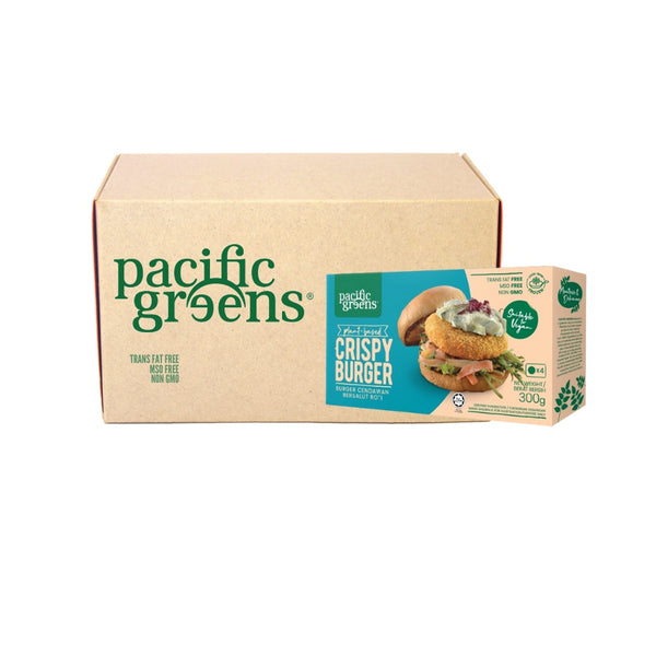 Pacific Greens Plant Based Crispy Mushroom Burger (12x300g)