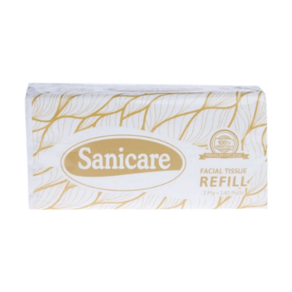 Sanicare Refill Pack Tissue (140 Pulls 3ply x 2s)