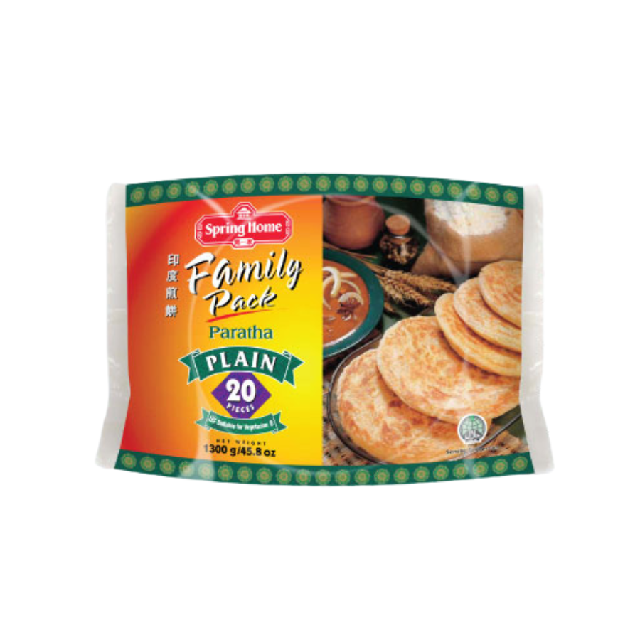 Ready Packed Roti Spring Home Roti Paratha Family Pack (20pcs) – Wholemart