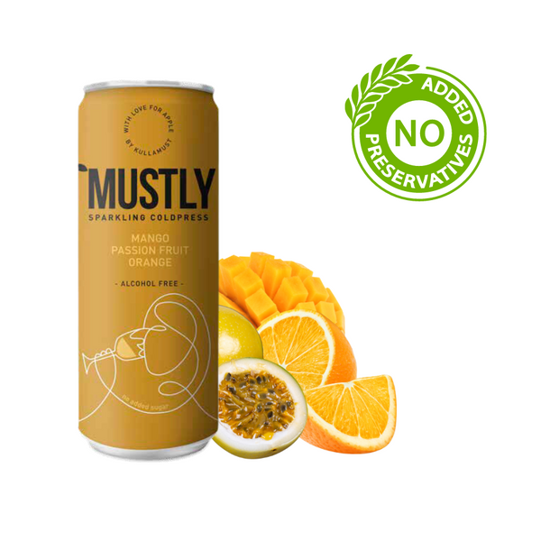 Mustly Mango Passion Fruit Orange 330ml