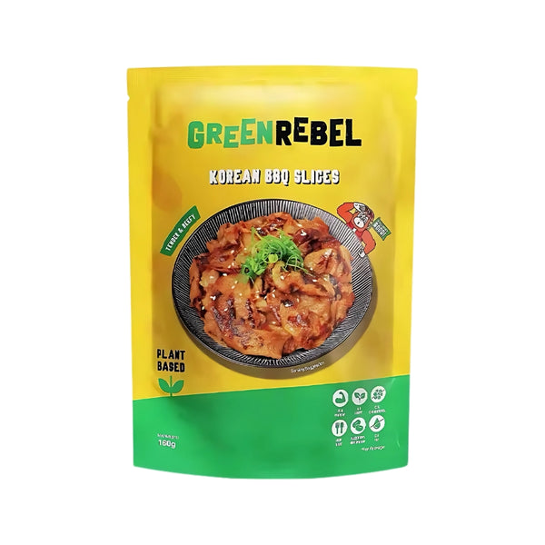 Green Rebel-Korean BBQ Style Plant Based Slice 160g (Heat & Eat)
