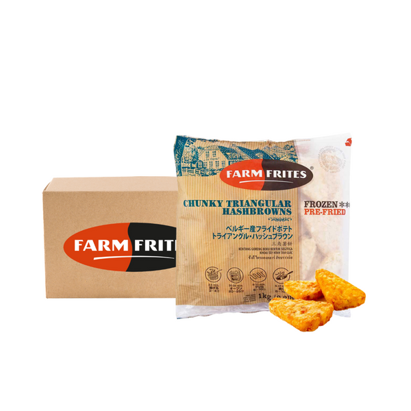 Farm Frites Chunky Triangular Hashbrowns (10x1kg)
