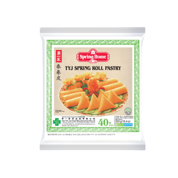 Spring Home Spring roll Pastry Plain 8.5 (40pcs)