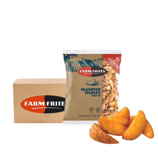 Farm Frites Seasoned Jumbo Wedges (6x2kg)