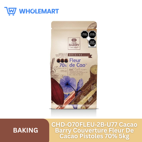 Cacao Barry Couverture Fleur De Cacao Pistoles 70% 5kg