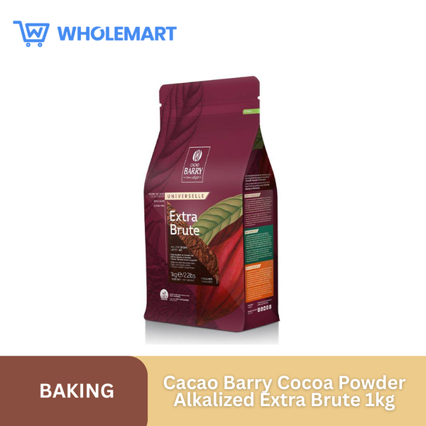 Cacao Barry Cocoa Powder Alkalized Extra Brute 1kg
