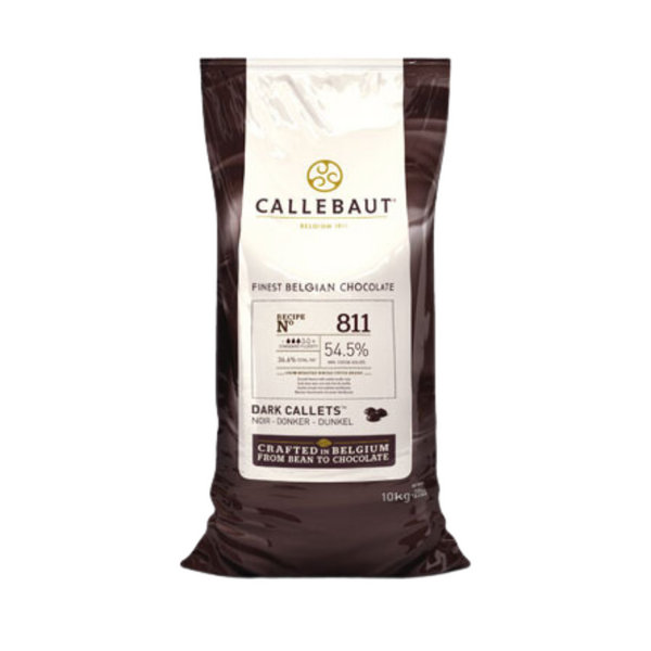 Callebaut 811 54.5% Dark Chocolate Callets (10kg)