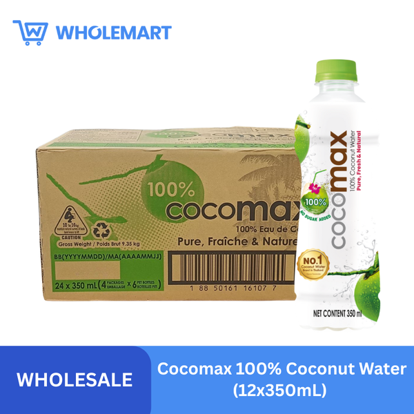 Cocomax 100% Coconut Water (24x350mL)