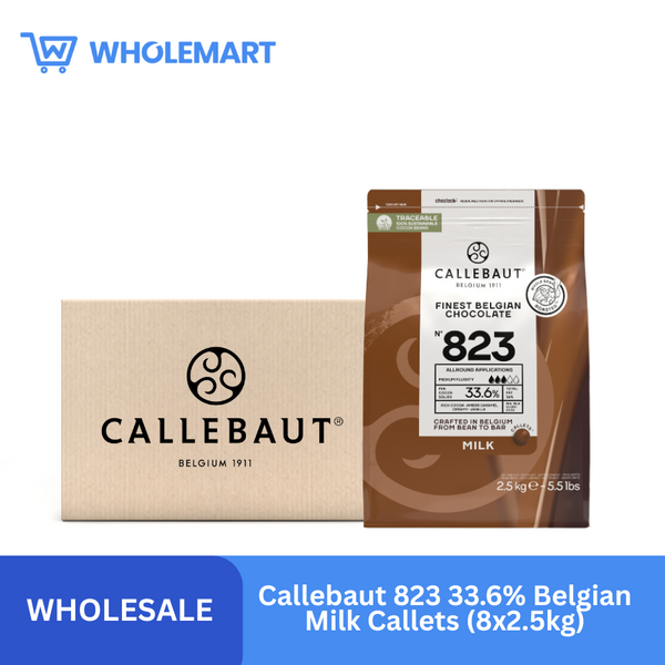 Callebaut 823 33.6% Belgian Milk Callets (8x2.5kg)