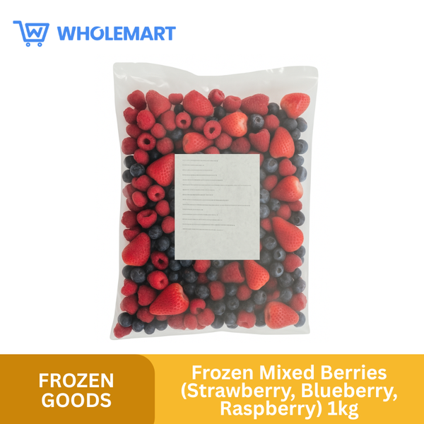 Frozen Mixed Berries (Strawberry, Blueberry, Raspberry) 1kg