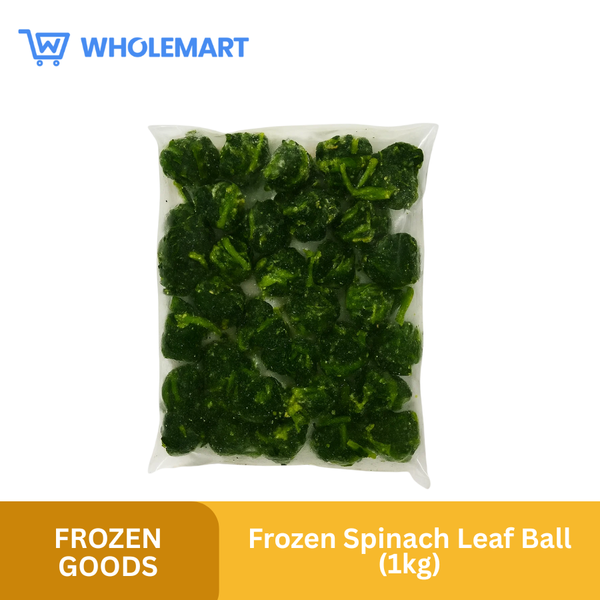 Frozen Spinach Leaf Ball (1kg)