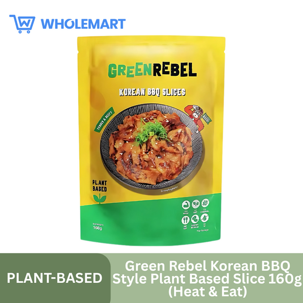 Green Rebel-Korean BBQ Style Plant Based Slice 160g (Heat & Eat)