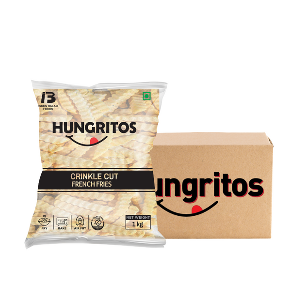Hungritos Crinkle Cut Fries (12x1kg)