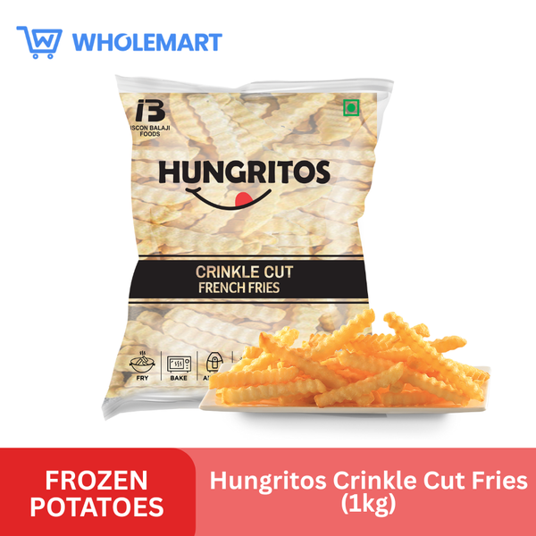 Hungritos Crinkle Cut Fries (1kg)