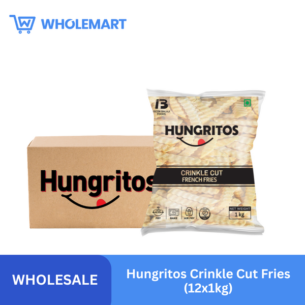Hungritos Crinkle Cut Fries (12x1kg)