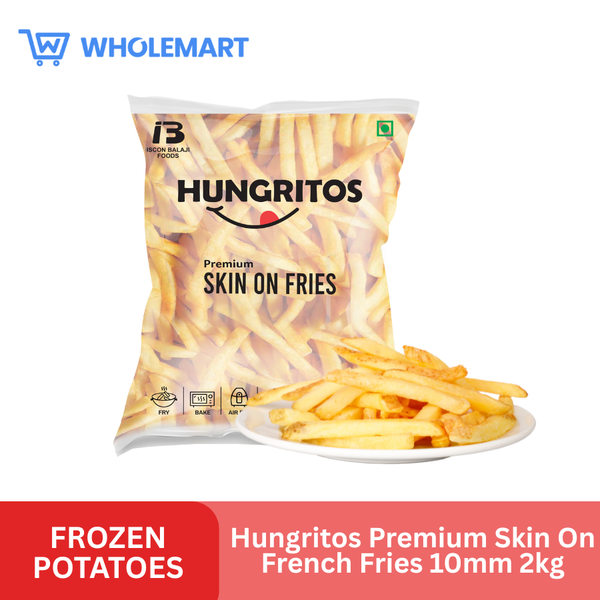 Hungritos Premium Skin On French Fries 10mm (2kg)