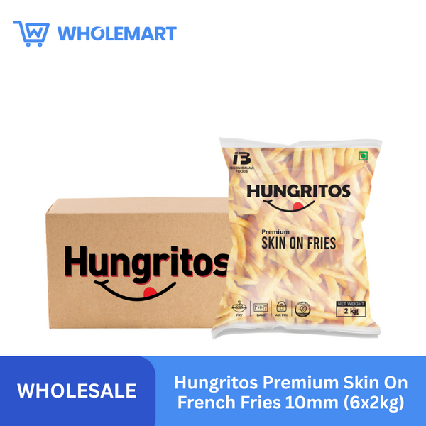 Hungritos Premium Skin On French Fries 10mm (6x2kg)