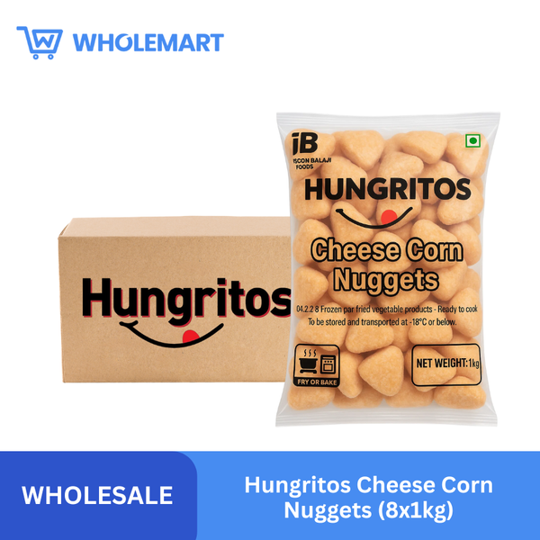 Hungritos Cheese Corn Nuggets (12x1kg)