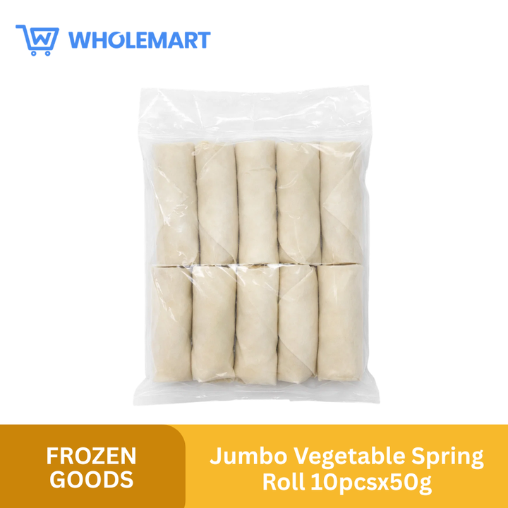 Jumbo Vegetable Spring Roll 10pcsx50g – Wholemart