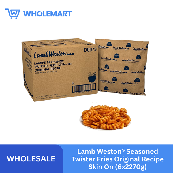 Lamb Weston® Seasoned Twister Fries Original Recipe Skin On (6x2270g)