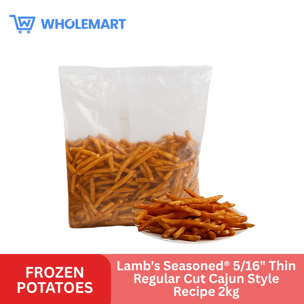 Lamb's Seasoned® 5/16" Thin Regular Cut Cajun Style Recipe (2kg)