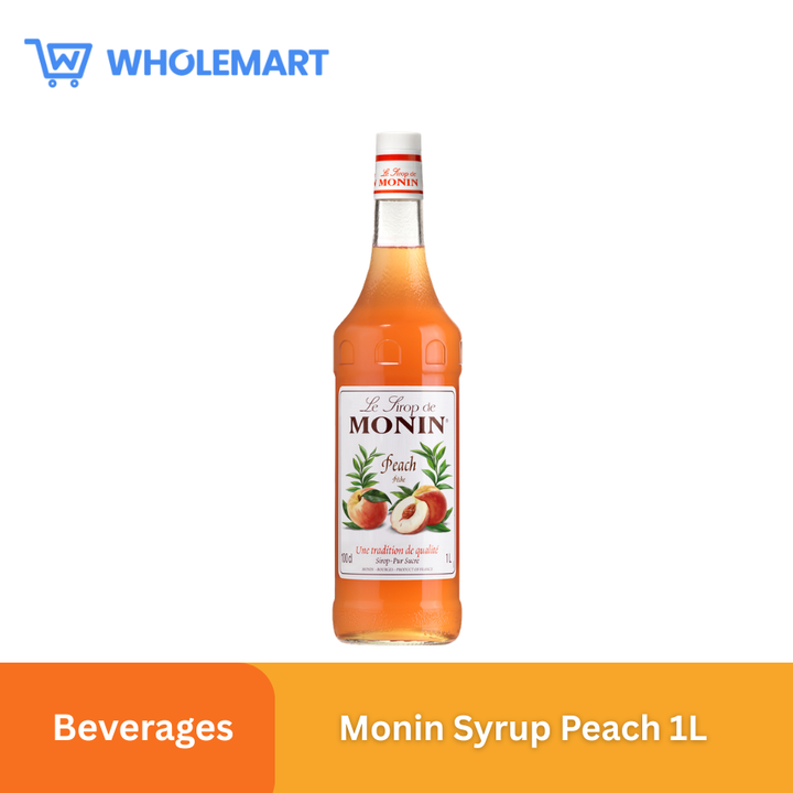 Monin Syrup Peach 1L – Wholemart