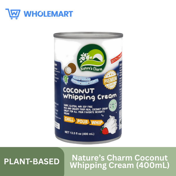 Nature's Charm Coconut Whipping Cream (400ml)