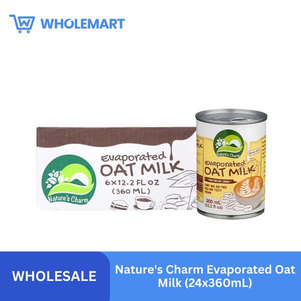 Nature's Charm Evaporated Oat Milk (24x360mL)