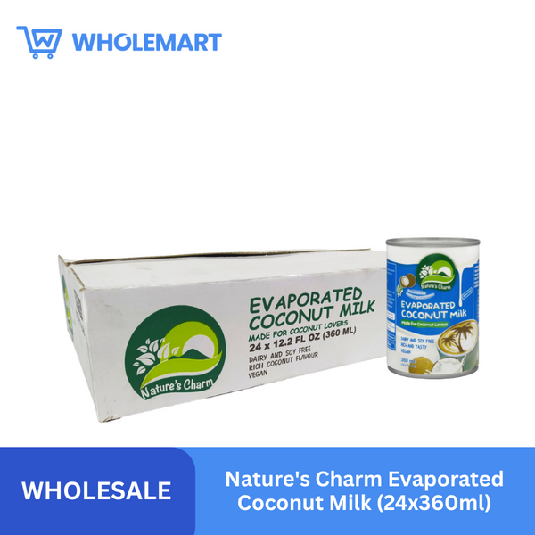Nature's Charm Evaporated Coconut Milk (24x360ml)