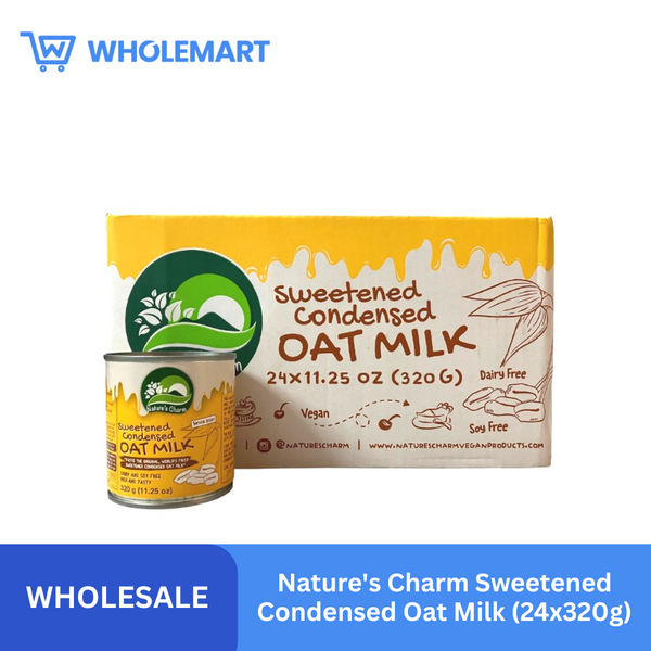 Nature's Charm Sweetened Condensed Oat Milk (24x320g)