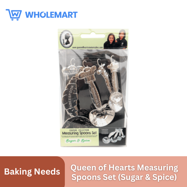Queen of Hearts Measuring Spoons Set (Sugar & Spice)
