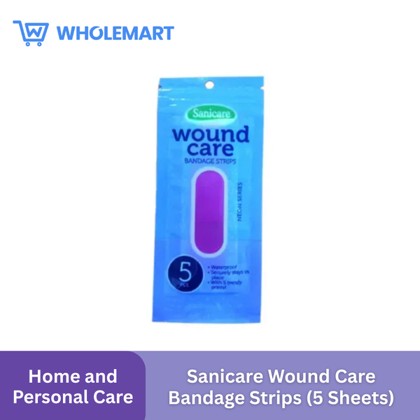 Sanicare Wound Care Bandage Strips (5 Sheets)