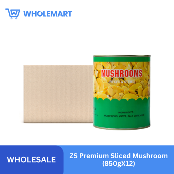 ZS Premium Sliced Mushroom 850gX12