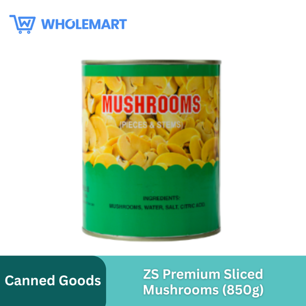 ZS Premium Sliced Mushrooms (850g)