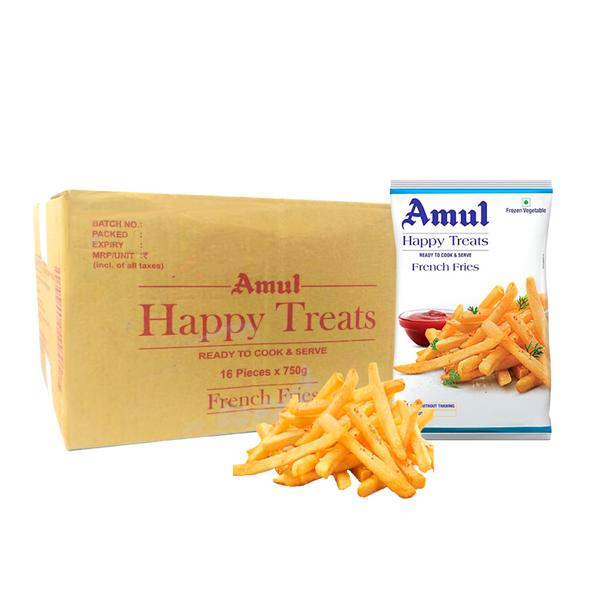 Amul Happy Treats 7mm Fries (16x750g) - Wholemart