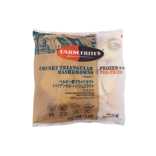 Farm Frites Chunky Triangular Hashbrowns (1kg) - Wholemart