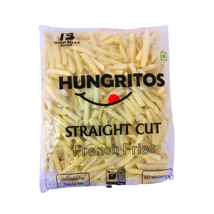 Hungritos 10mm Straight Cut Skin Off Fries (2kg) - Wholemart